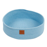 Maxbell Cat Sleeping Cozy Bed Cat Paw Scratcher Bed Nest House For Cat Kitten Blue