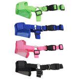 Maxbell Adjustable Dog Muzzle for Barking Soft Dog Mouth Cover Anti-bite Green S