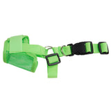 Maxbell Adjustable Dog Muzzle for Barking Soft Dog Mouth Cover Anti-bite Green S