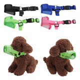 Maxbell Adjustable Dog Muzzle for Barking Soft Dog Mouth Cover Anti-bite Green S