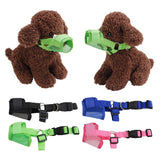 Maxbell Adjustable Dog Muzzle for Barking Soft Dog Mouth Cover Anti-bite Green S