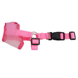 Maxbell Adjustable Dog Muzzle for Barking Soft Dog Mouth Cover Anti-bite Pink S