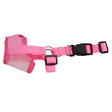 Maxbell Adjustable Dog Muzzle for Barking Soft Dog Mouth Cover Anti-bite Pink S