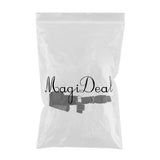 Maxbell Adjustable Dog Muzzle for Barking Soft Dog Mouth Cover Anti-bite Black L