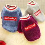 Maxbell Cute Dog Puppy Winter Warm Coat Dogs Comfortable Outdoor Apparels Grey-M