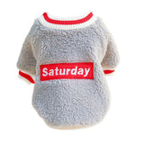 Maxbell Cute Dog Puppy Winter Warm Coat Dogs Comfortable Outdoor Apparels Grey-M