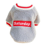 Maxbell Cute Dog Puppy Winter Warm Coat Dogs Comfortable Outdoor Apparels Grey-M