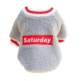 Maxbell Cute Dog Puppy Winter Warm Coat Dogs Comfortable Outdoor Apparels Grey-M