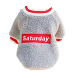 Maxbell Cute Dog Puppy Winter Warm Coat Dogs Comfortable Outdoor Apparels Grey-M