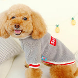 Maxbell Cute Dog Puppy Winter Warm Coat Dogs Comfortable Outdoor Apparels Grey-M