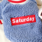 Maxbell Cute Dog Puppy Winter Warm Coat Dogs Comfortable Outdoor Apparels Blue-XS