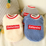 Maxbell Cute Dog Puppy Winter Warm Coat Dogs Comfortable Outdoor Apparels Blue-XS