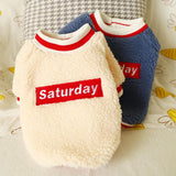 Maxbell Cute Dog Puppy Winter Warm Coat Dogs Comfortable Outdoor Apparels Beige-S