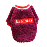 Maxbell Cute Dog Puppy Winter Warm Coat Dogs Comfortable Outdoor Apparels Purple-XS