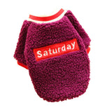 Maxbell Cute Dog Puppy Winter Warm Coat Dogs Comfortable Outdoor Apparels Purple-XS