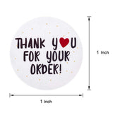 Maxbell 500Pieces Roll Thank You Packaging Sealing Stickers THANK YOU FOR YOUR ORDER