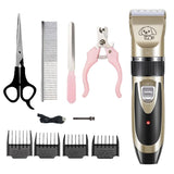 Maxbell Portable Dog Cat Hair Trimmer Kit Pet Animal Electric Shaver Clipper B