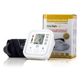 Digital Automatic Blood Pressure Monitor Upper Arm Machine White