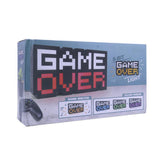 Maxbell GAME OVER Sign Lamp Color Changing 3 Light Modes Playstation Icon Lighting