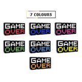 Maxbell GAME OVER Sign Lamp Color Changing 3 Light Modes Playstation Icon Lighting