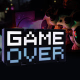 Maxbell GAME OVER Sign Lamp Color Changing 3 Light Modes Playstation Icon Lighting