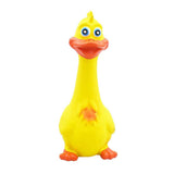 Maxbell Rubber Chicken Screaming Shrilling Puppy Chewing Squeeze Yellow 19x7cm