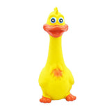 Maxbell Rubber Chicken Screaming Shrilling Puppy Chewing Squeeze Yellow 19x7cm