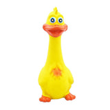 Maxbell Rubber Chicken Screaming Shrilling Puppy Chewing Squeeze Yellow 19x7cm