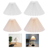 Maxbell Modern Lamp Shade Lampshade Fanshaped Light Cover Dust-proof White_24cm