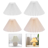 Maxbell Modern Lamp Shade Lampshade Fanshaped Light Cover Dust-proof White_24cm