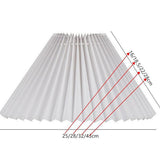 Maxbell Modern Lamp Shade Lampshade Fanshaped Light Cover Dust-proof White_24cm