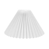 Maxbell Modern Lamp Shade Lampshade Fanshaped Light Cover Dust-proof White_24cm