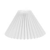 Maxbell Modern Lamp Shade Lampshade Fanshaped Light Cover Dust-proof White_24cm