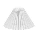 Maxbell Modern Lamp Shade Lampshade Fanshaped Light Cover Dust-proof White_24cm