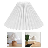 Maxbell Modern Lamp Shade Lampshade Fanshaped Light Cover Dust-proof White_24cm