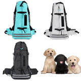Maxbell Dog Carrier Breathable Corgi Carrying Bag Hiking Travel Pet Backpacks Grey