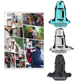 Maxbell Dog Carrier Breathable Corgi Carrying Bag Hiking Travel Pet Backpacks Grey