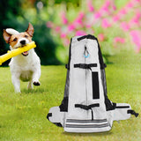Maxbell Dog Carrier Breathable Corgi Carrying Bag Hiking Travel Pet Backpacks Grey
