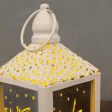 Ramadan Hanging Lantern Lights Table Lamp Festival Decor Kid Gift White S