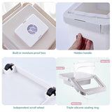 Maxbell 5kg Large Kitchen Pet Food Storage Container Airtight Rice Storage Tank Gray