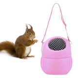 Maxbell Pet Small Animal Carrier Bag Travel Warm Cage Hamster Pouch Pink 22x19cm