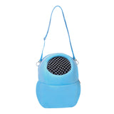 Maxbell Pet Small Animal Carrier Bag Travel Warm Cage Hamster Pouch Blue 22x19cm