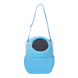 Maxbell Pet Small Animal Carrier Bag Travel Warm Cage Hamster Pouch Blue 22x19cm