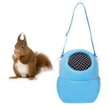 Maxbell Pet Small Animal Carrier Bag Travel Warm Cage Hamster Pouch Blue 22x19cm