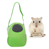 Maxbell Pet Small Animal Carrier Bag Travel Warm Cage Hamster Pouch Green 22x19cm