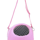 Maxbell Pet Small Animal Carrier Bag Travel Warm Cage Hamster Pouch Pink 27x22cm