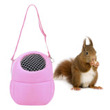 Maxbell Pet Small Animal Carrier Bag Travel Warm Cage Hamster Pouch Pink 27x22cm