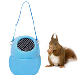 Maxbell Pet Small Animal Carrier Bag Travel Warm Cage Hamster Pouch Blue 27x22cm