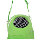 Maxbell Pet Small Animal Carrier Bag Travel Warm Cage Hamster Pouch Green 27x22cm