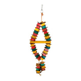 Maxbell Bird Chewing Toy Colorful Bird Cage Parrot Bite Toys Pet Supplies 2-String